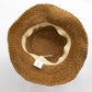 Nomad Sari Floppy Straw Sun Hat - Natural Coffee - Luna Panther