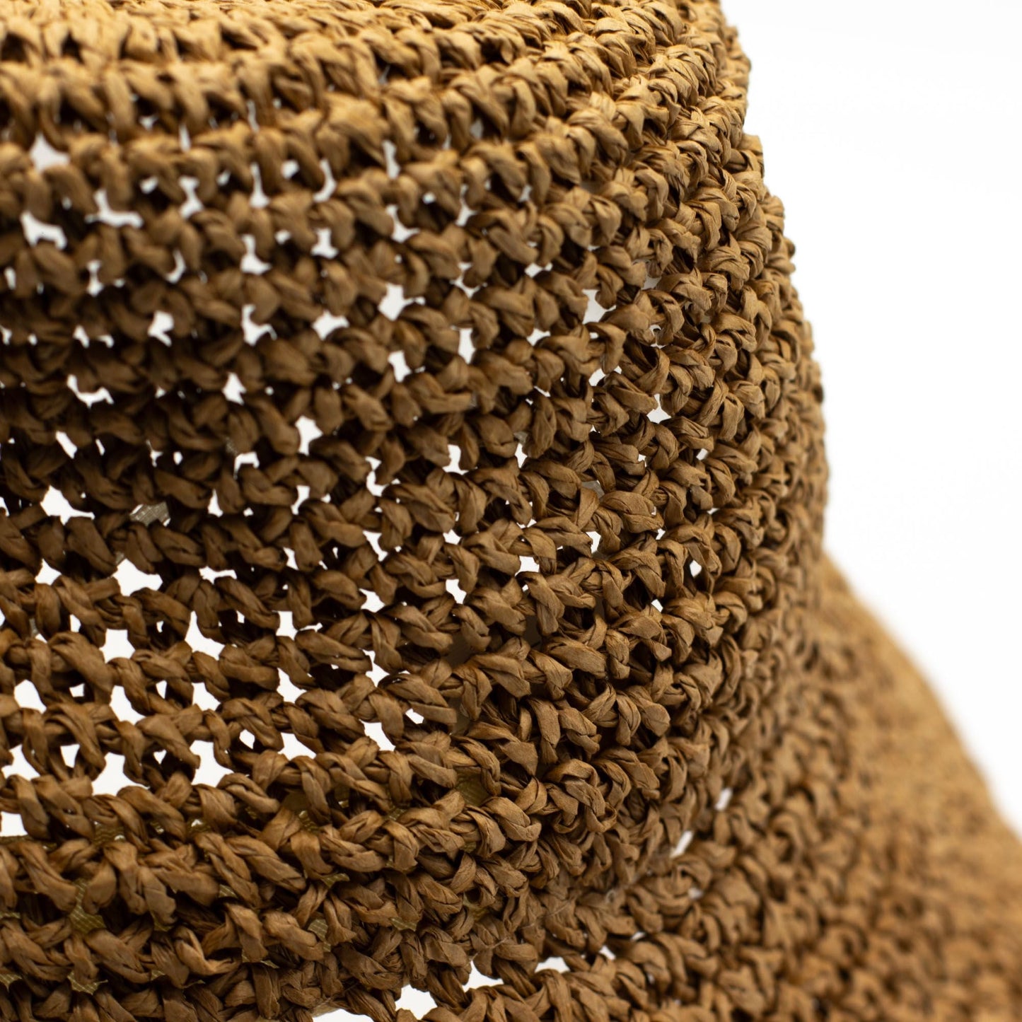 Nomad Sari Floppy Straw Sun Hat - Natural Coffee - Luna Panther