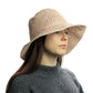 Nomad Sari Floppy Straw Sun Hat - Rose Blush - Luna Panther