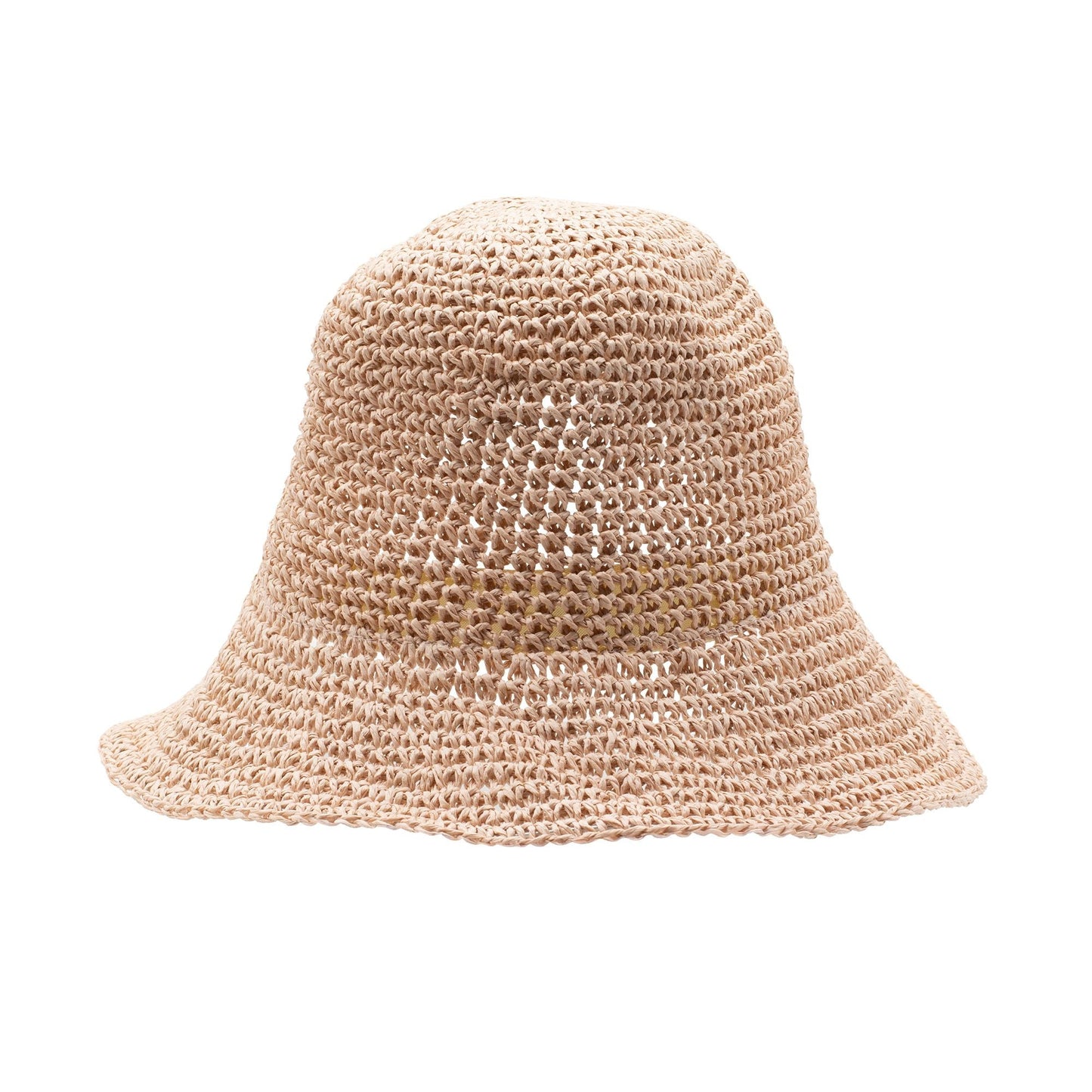 Nomad Sari Floppy Straw Sun Hat - Rose Blush - Luna Panther