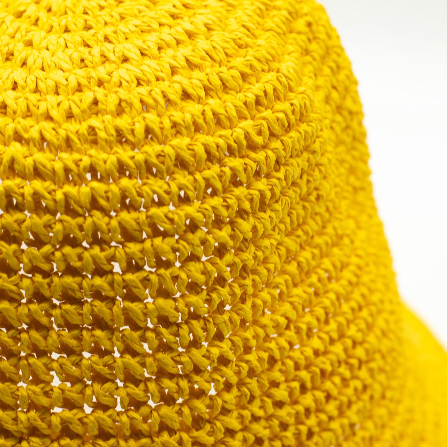 Nomad Sari Floppy Straw Sun Hat - Yellow - Luna Panther