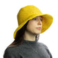 Nomad Sari Floppy Straw Sun Hat - Yellow - Luna Panther
