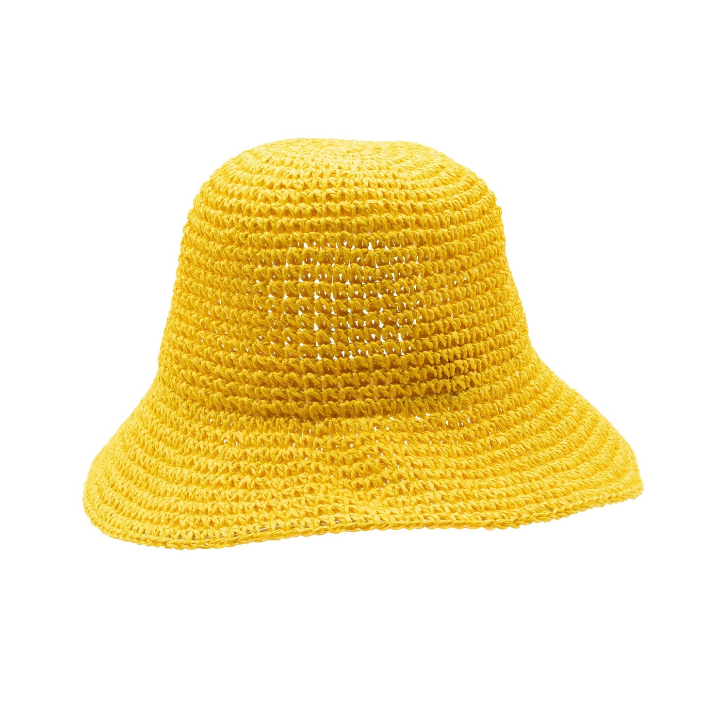 Nomad Sari Floppy Straw Sun Hat - Yellow - Luna Panther