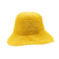 Nomad Sari Floppy Straw Sun Hat - Yellow - Luna Panther