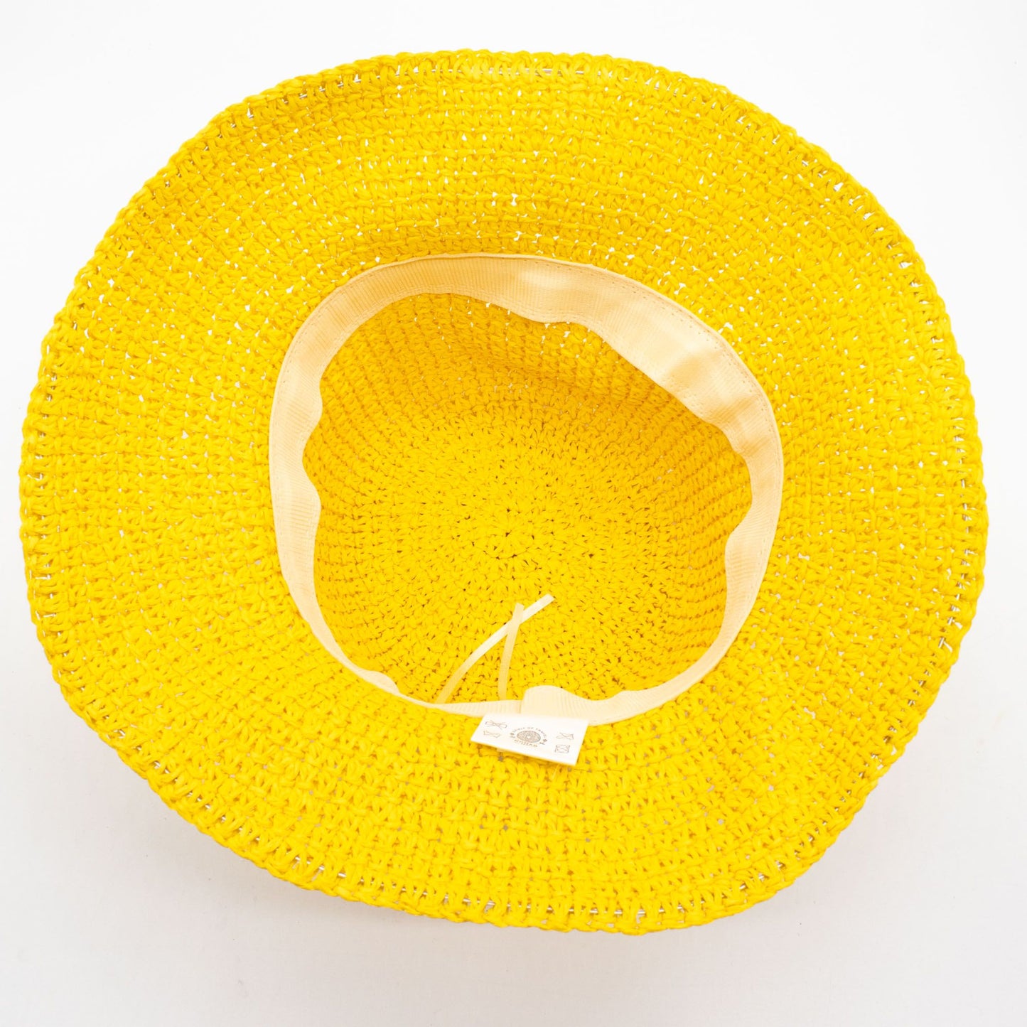 Nomad Sari Floppy Straw Sun Hat - Yellow - Luna Panther