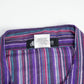 Nomad Sari Grandad Shirt - Black Purple - Medium - Luna Panther