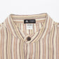 Nomad Sari Grandad Shirt - Brown Beige - Large - Luna Panther