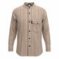 Nomad Sari Grandad Shirt - Brown Beige - XL - Luna Panther