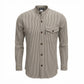 Nomad Sari Grandad Shirt - Grey Stone - Large - Luna Panther