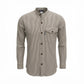 Nomad Sari Grandad Shirt - Grey Stone - Medium - Luna Panther
