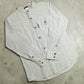 Nomad Sari Grandad Shirt - Grey Stone - Medium - Luna Panther