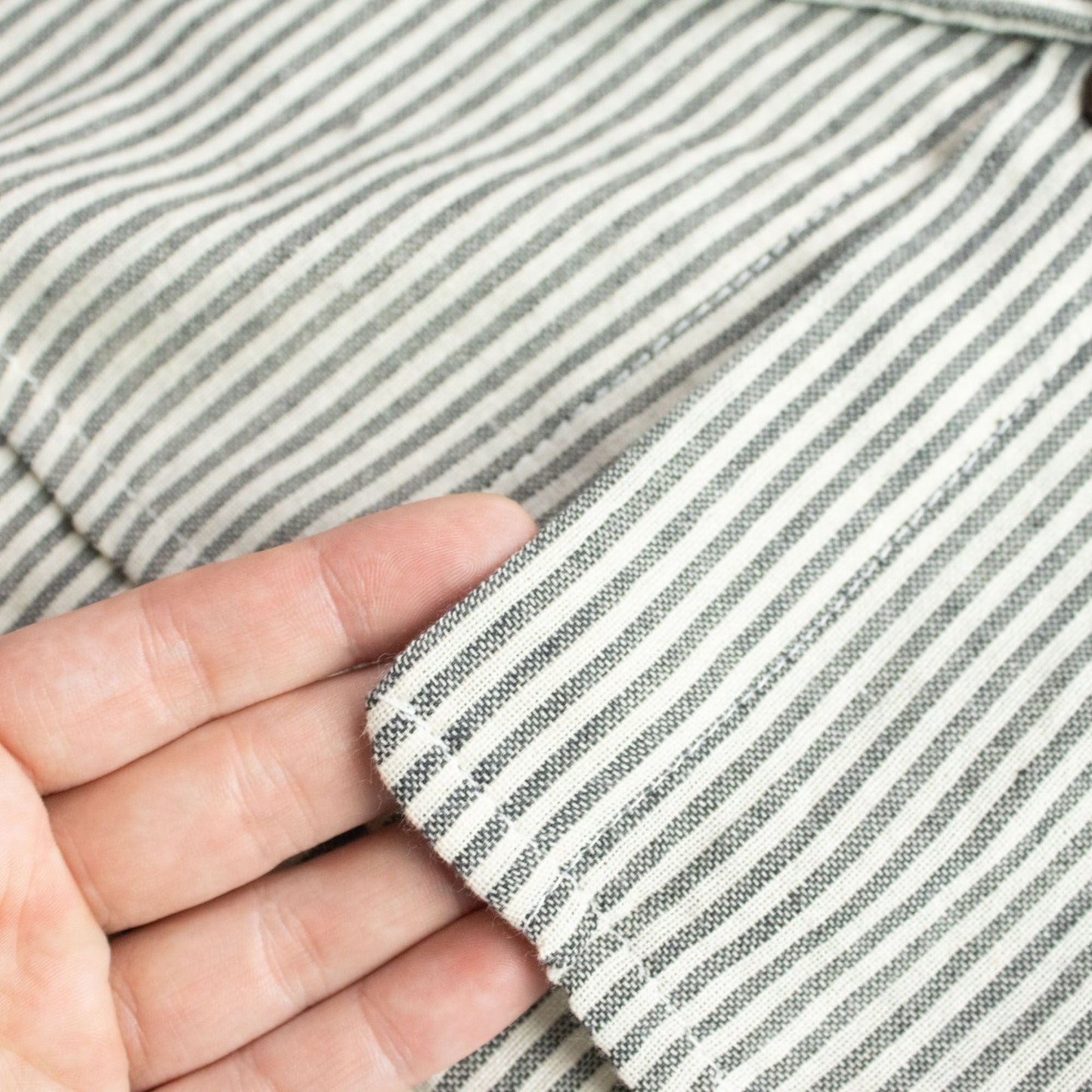 Nomad Sari Grandad Shirt - Grey Stone - XL - Luna Panther