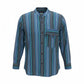 Nomad Sari Grandad Shirt - Turquoise - Medium - Luna Panther