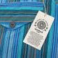 Nomad Sari Grandad Shirt - Turquoise - Medium - Luna Panther