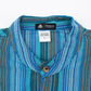 Nomad Sari Grandad Shirt - Turquoise - Medium - Luna Panther