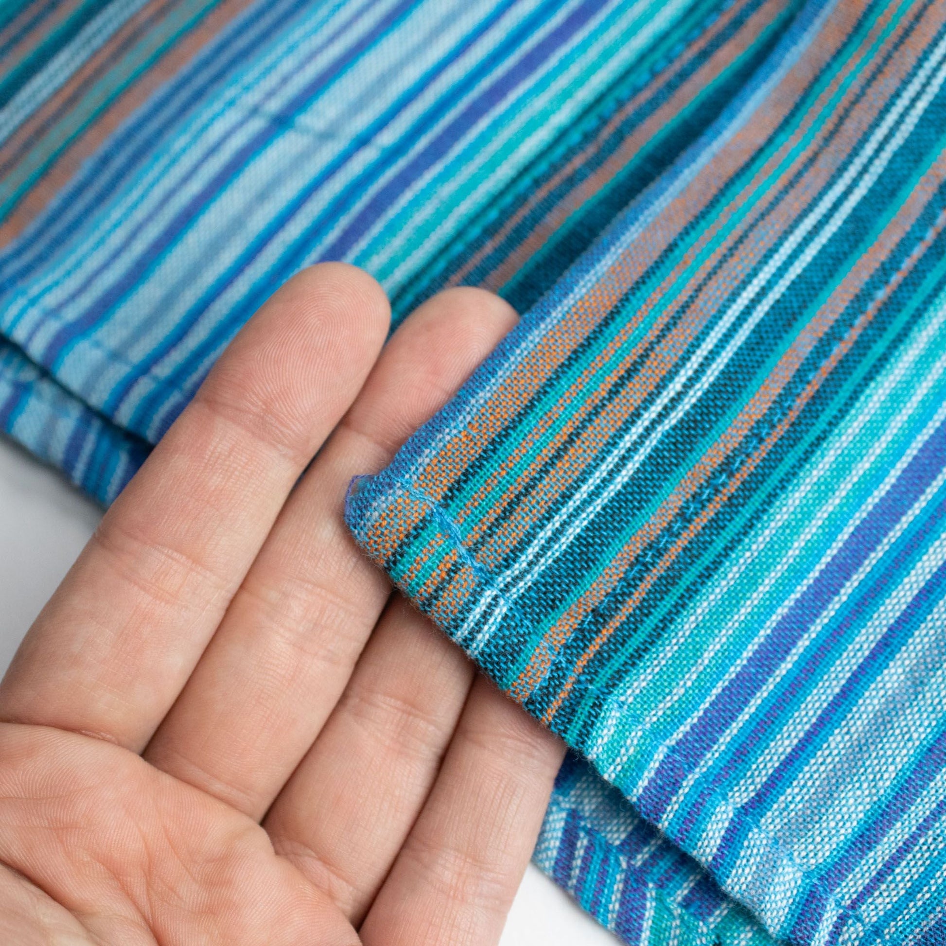 Nomad Sari Grandad Shirt - Turquoise - XL - Luna Panther