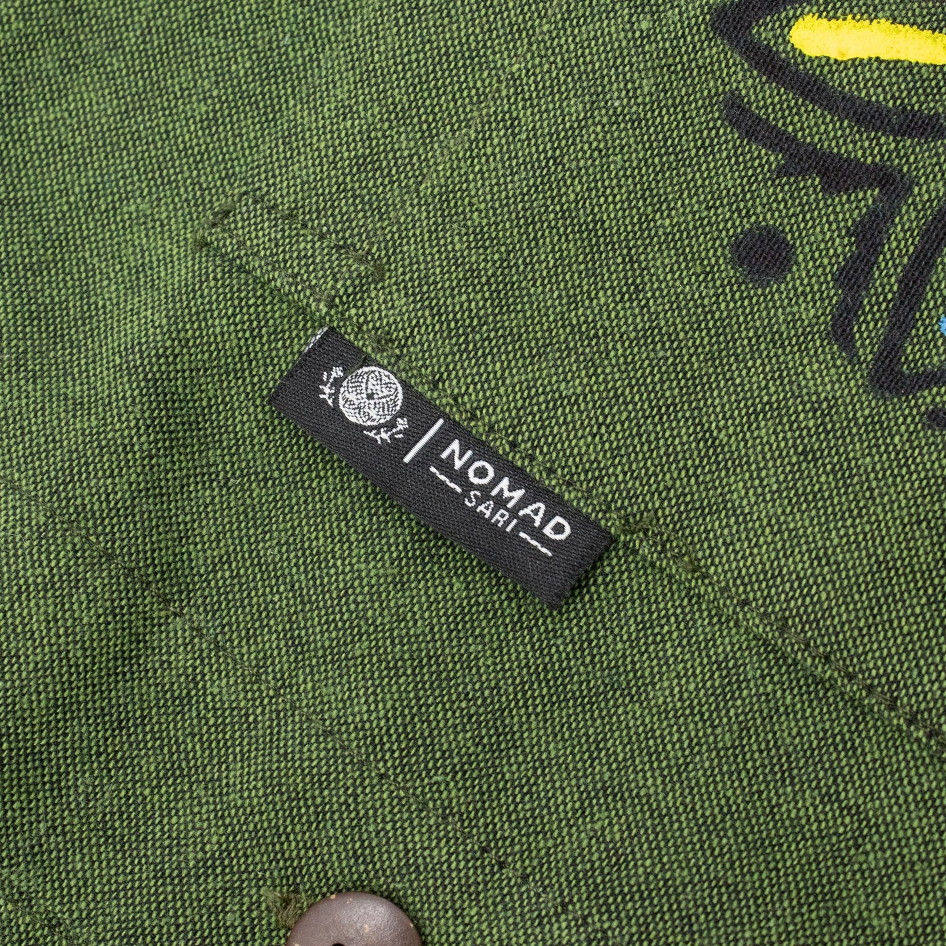 Nomad Sari Kathmandu Shirt - Forest Green - XL - Luna Panther