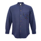 Nomad Sari Kathmandu Shirt - Indigo - Large - Luna Panther