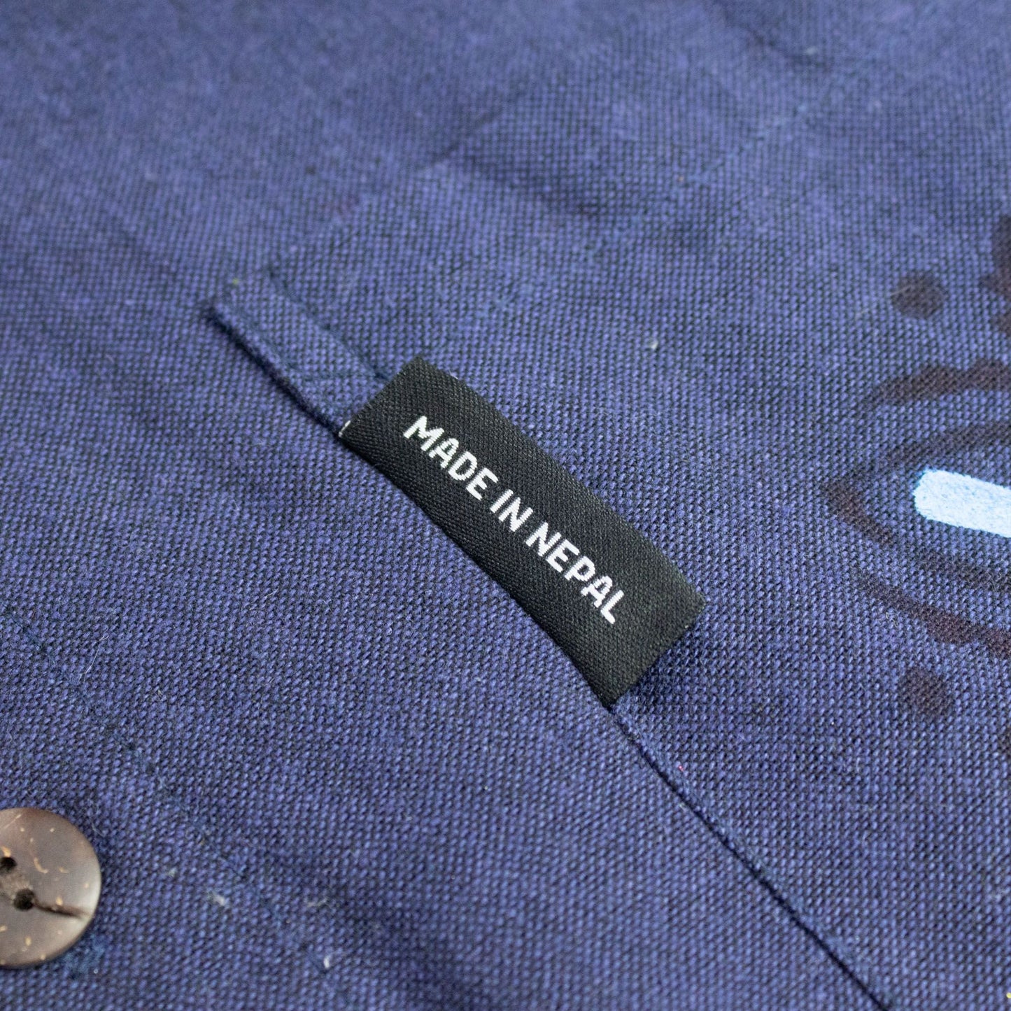 Nomad Sari Kathmandu Shirt - Indigo - XL - Luna Panther