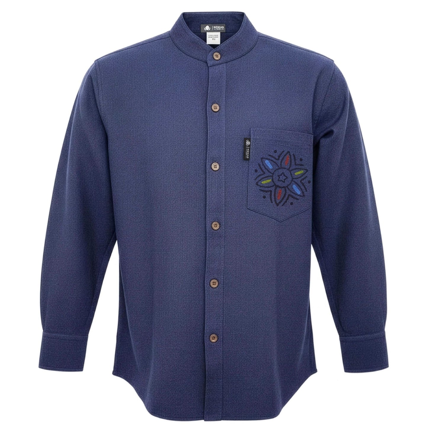 Nomad Sari Kathmandu Shirt - Indigo - XXL - Luna Panther
