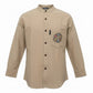 Nomad Sari Kathmandu Shirt - Stone - Large - Luna Panther
