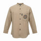 Nomad Sari Kathmandu Shirt - Stone - Medium - Luna Panther