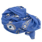 Nomad Sari Pareo - Rich Blue & Gold Evil Eye Print - Luna Panther