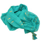 Nomad Sari Pareo - Turquoise & Gold Fish Print - Luna Panther