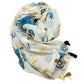 Nomad Sari Pareo - White, Blue & Gold Evil Eye Print - Luna Panther