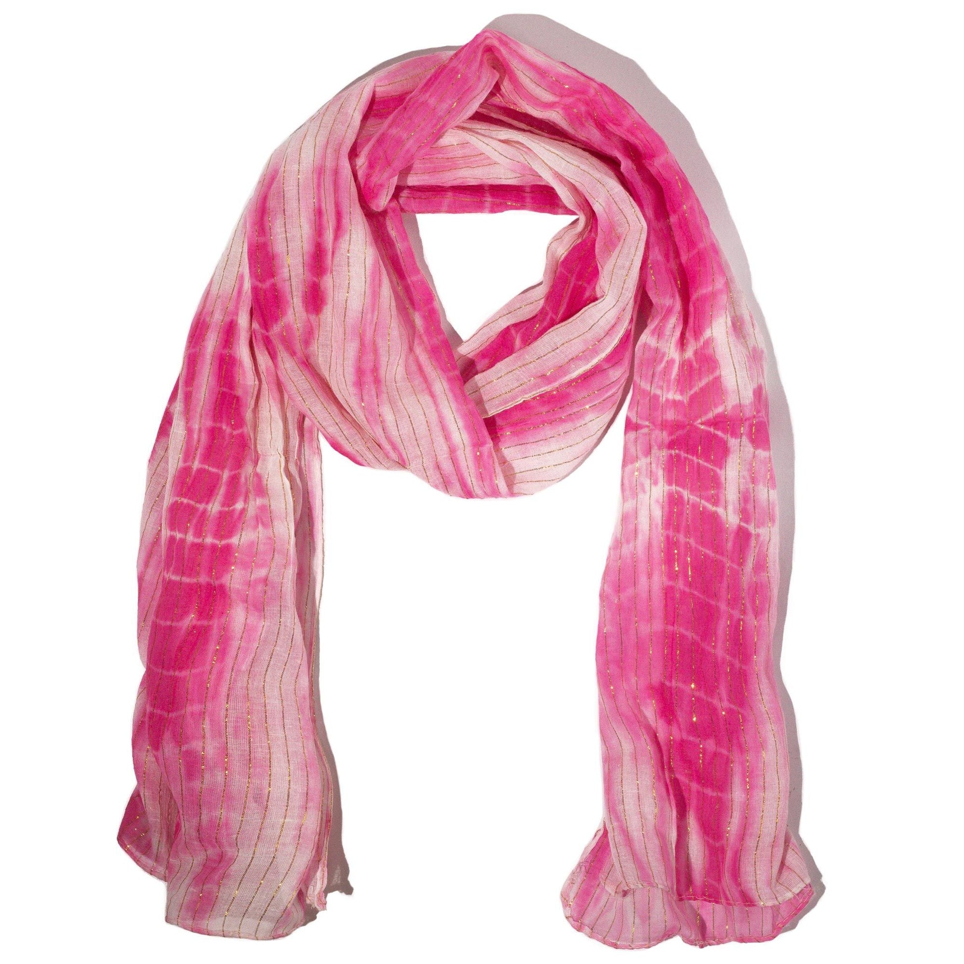 Nomad Sari Party Shine Scarf - Perfect Pink (180×50cm) - Luna Panther