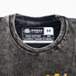 Nomad Sari Stonewashed Cotton T-Shirt - Compass of Life - Charcoal - Medium - Luna Panther