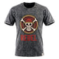 Nomad Sari Stonewashed Cotton T-Shirt - Rebel - Charcoal - Large - Luna Panther