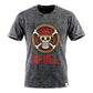 Nomad Sari Stonewashed Cotton T-Shirt - Rebel - Charcoal - Medium - Luna Panther