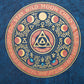 Nomad Sari Stonewashed Cotton T-Shirt - Stay Wild Moon Child - Blue - Medium - Luna Panther
