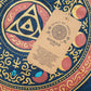 Nomad Sari Stonewashed Cotton T-Shirt - Stay Wild Moon Child - Blue - Small - Luna Panther
