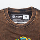 Nomad Sari Stonewashed Cotton T-Shirt - Sun & Zodiac - Brown - Medium - Luna Panther
