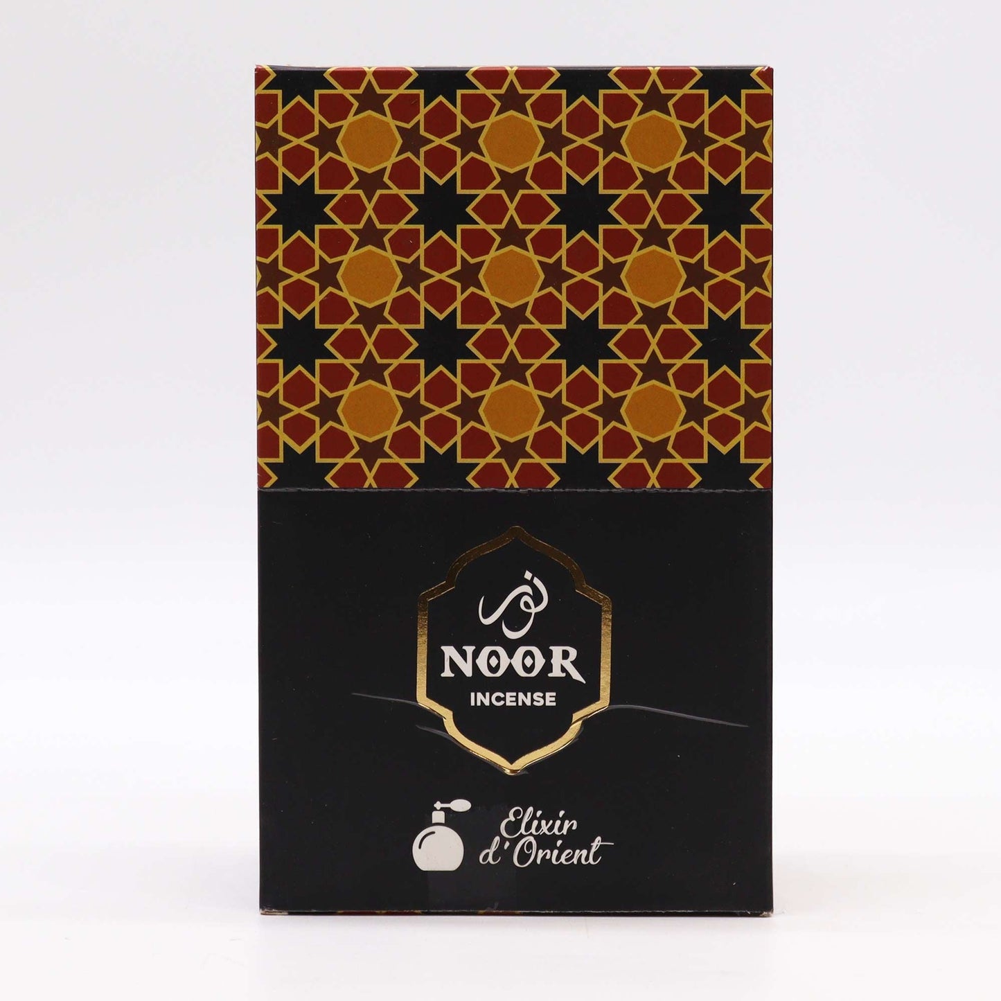 Polished Noor Oud Incense Dehn Al Oud featuring natural patterning and unique variations - Luna Panther