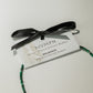 Nymph Malachite Gemstone Necklace with Real Leaf Butterfly Pendant — necklace, image 4 of 10.