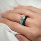 Nymph Spirit Gemstone Ring Set - Endless Ocean - Luna Panther
