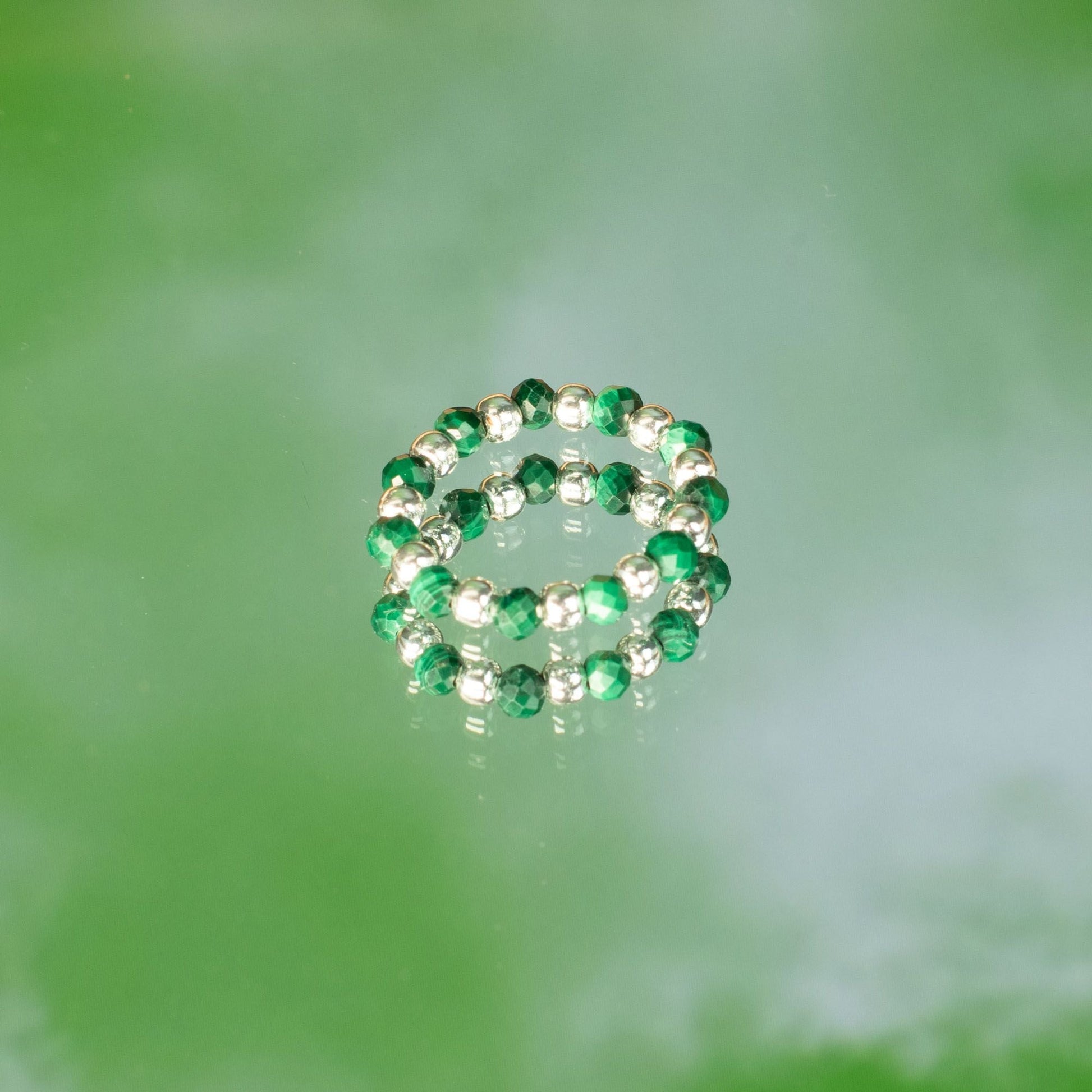 Nymph Spirit Gemstone Ring Set - Forest Spirit - Luna Panther
