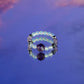 Nymph Spirit Gemstone Ring Set - Full Moon - Luna Panther