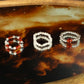 Nymph Spirit Gemstone Ring Set - Love & Flame - Luna Panther