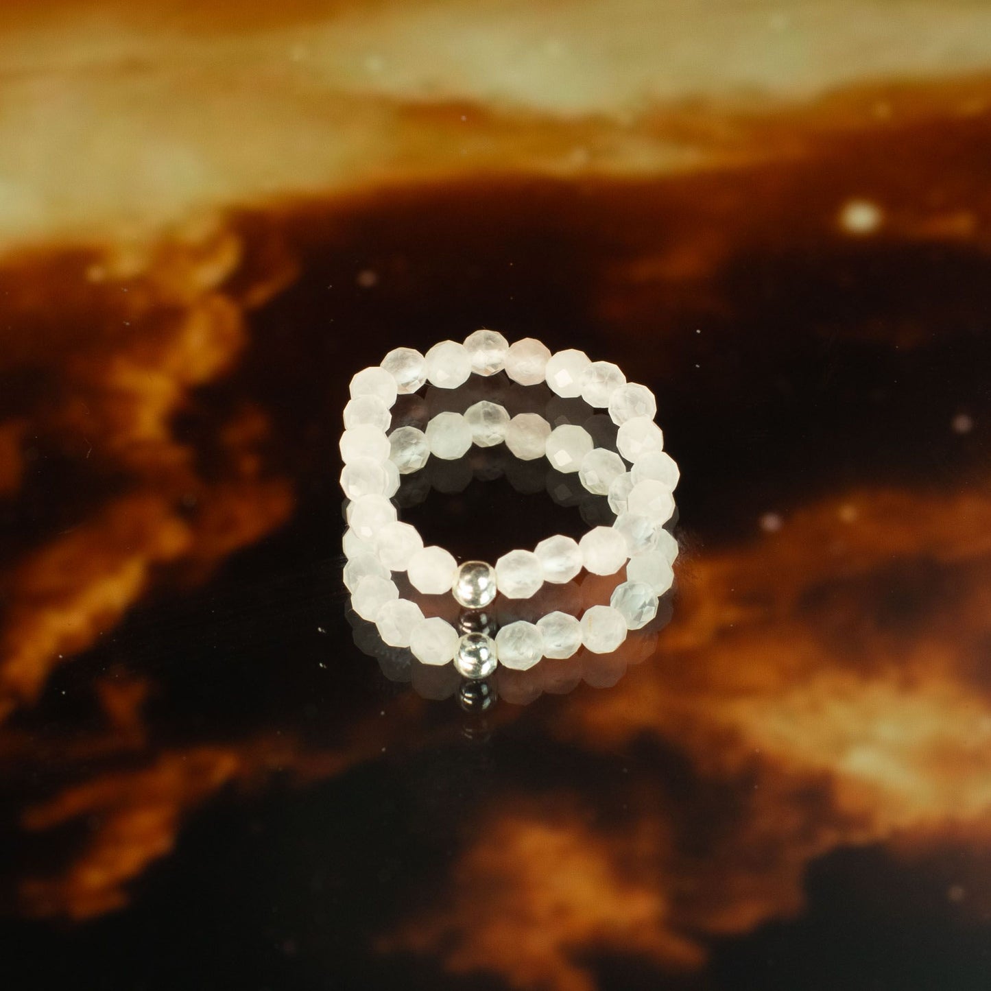 Nymph Spirit Gemstone Ring Set - Love & Flame - Luna Panther