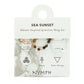Nymph Spirit Gemstone Ring Set - Sea Sunset - Luna Panther