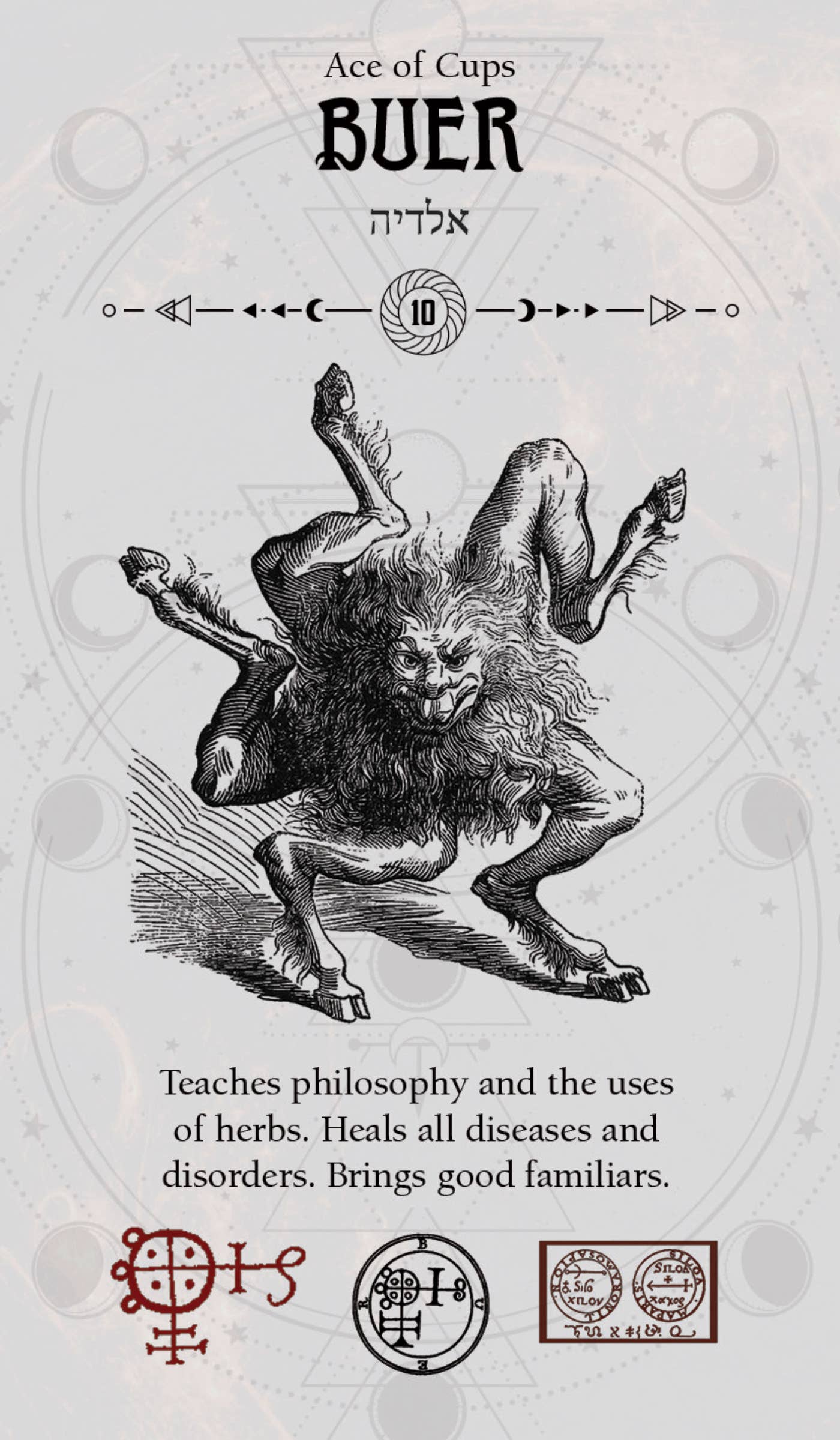 Occult Tarot Pocket Edition - Luna Panther