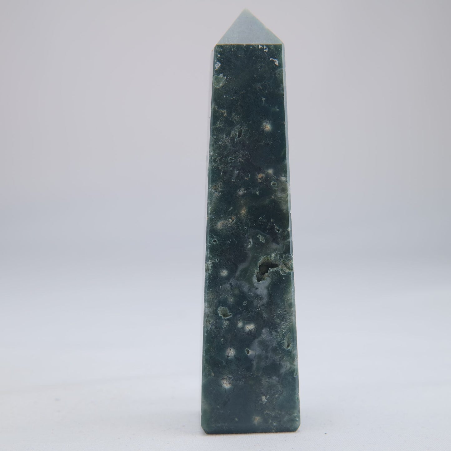 Ocean Jasper Crystal Tower 104g - Luna Panther