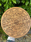 Polished Ogham Tree Calendar- Celtic Wheel of the Year featuring natural patterning and unique variations - Luna Panther