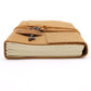 Oiled Tan Leather & Key - 200 pages - 13x18cm - Luna Panther