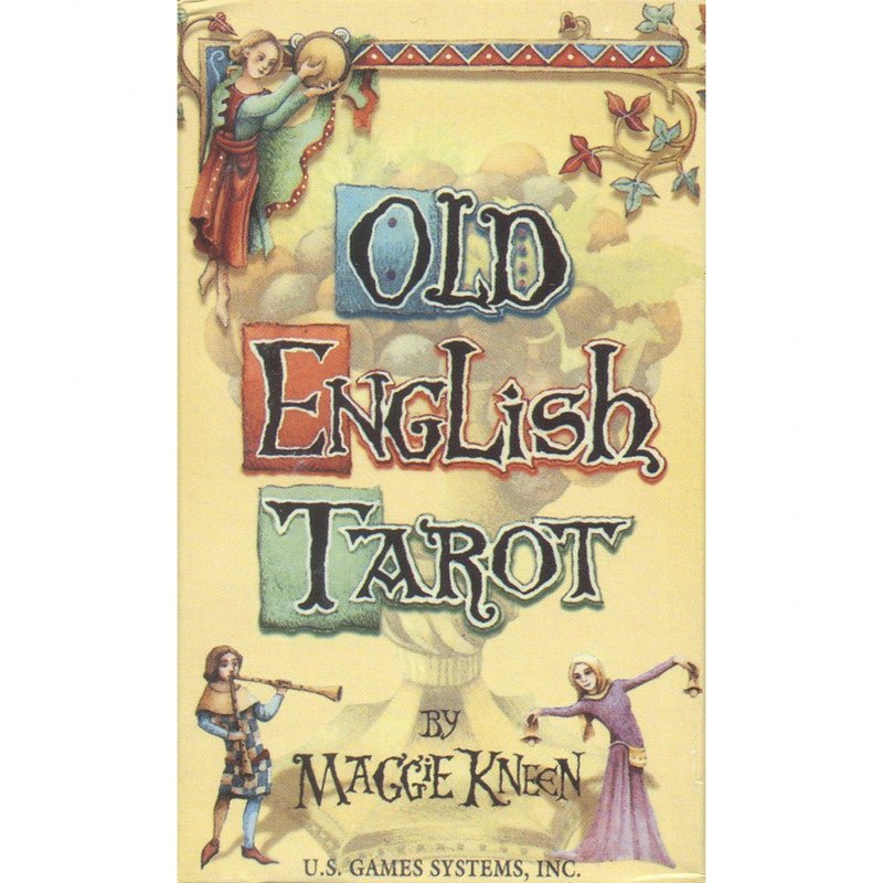 Polished Old English Tarot featuring natural patterning and unique variations - Luna Panther