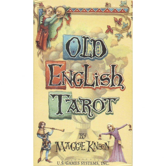 Polished Old English Tarot featuring natural patterning and unique variations - Luna Panther